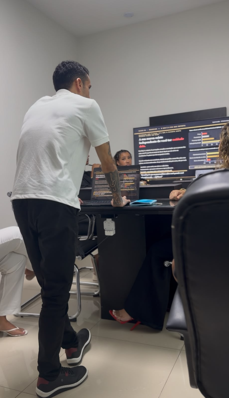 Participantes durante a imersão EVB