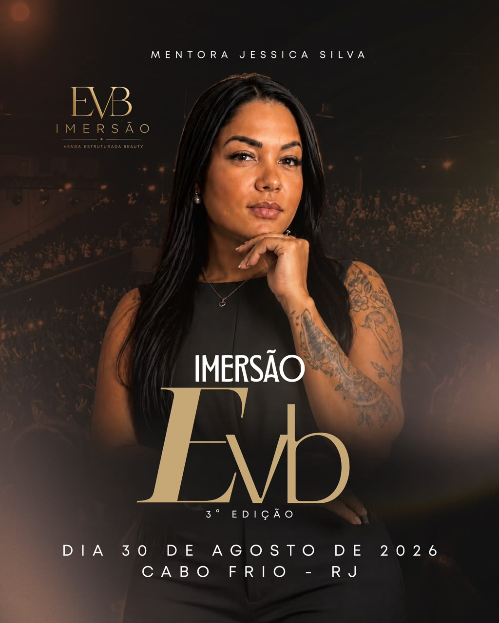 Mentora Jéssica Silva na 3ª edição da Imersão EVB